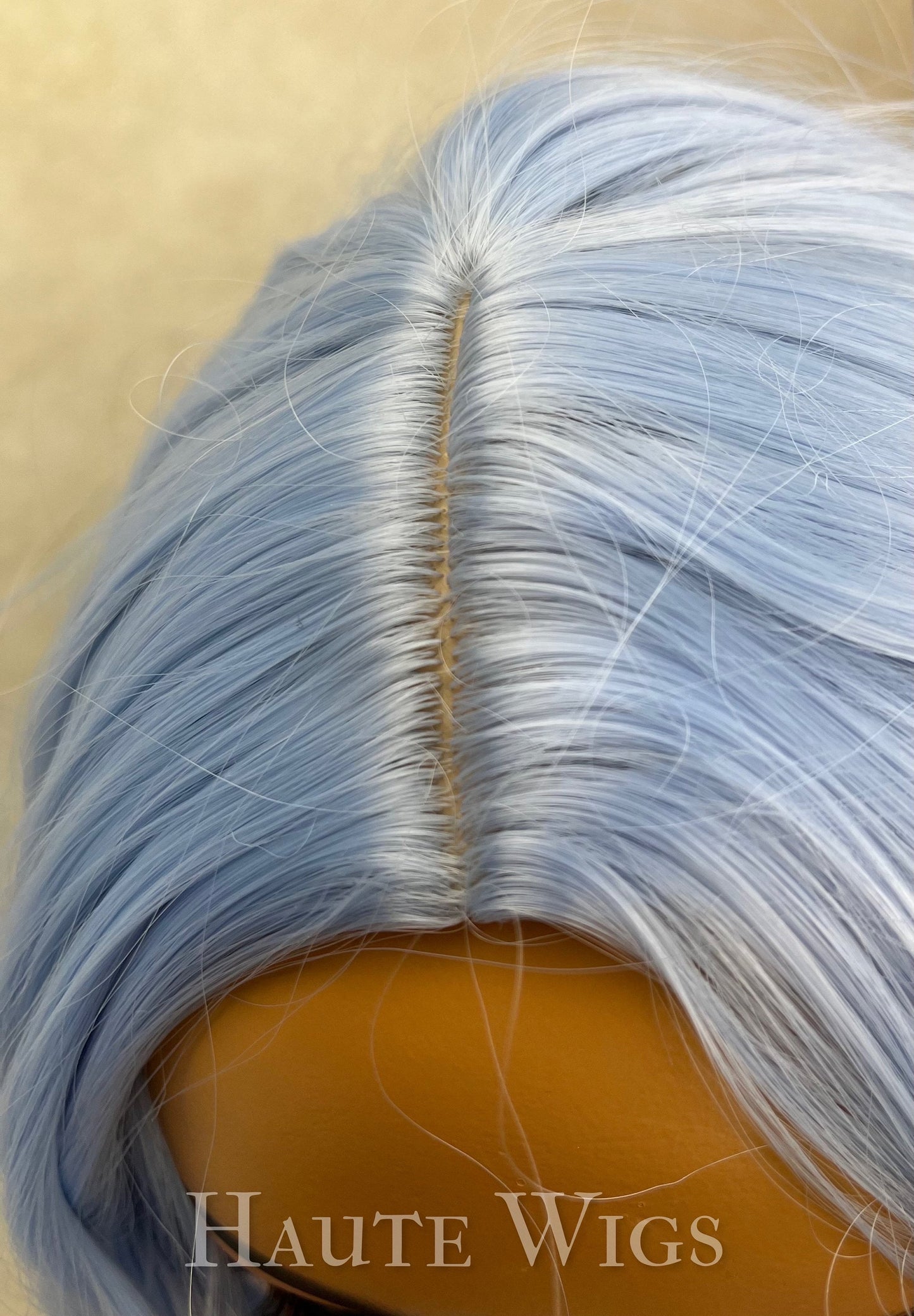 Icy Baby Sky Blue 107 - 12 inch Curly Wavy Light Blue Wig no lace front Synthetic Wig Ladies Womens vegan friendly cute costume haute Wigs