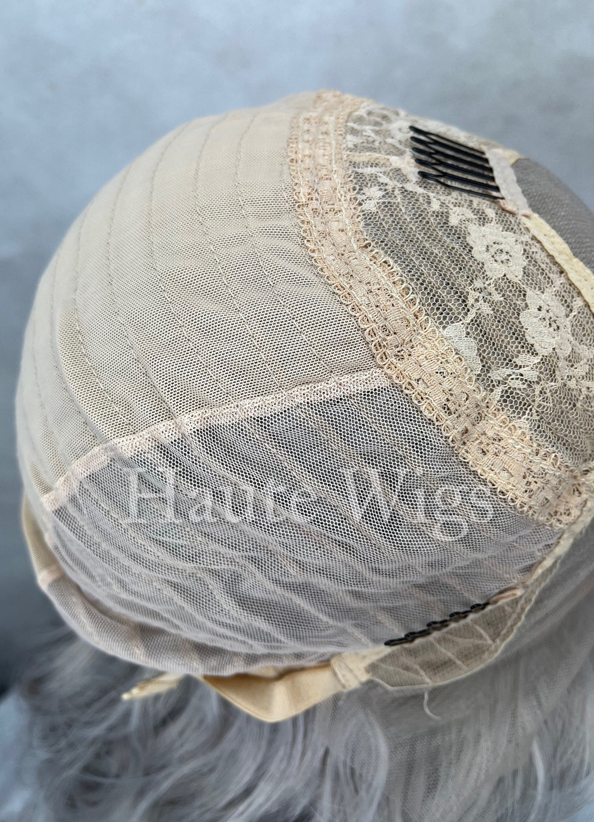 Platinum Ash Blonde Wavy Wig: 24 Inch Lace Front Wig