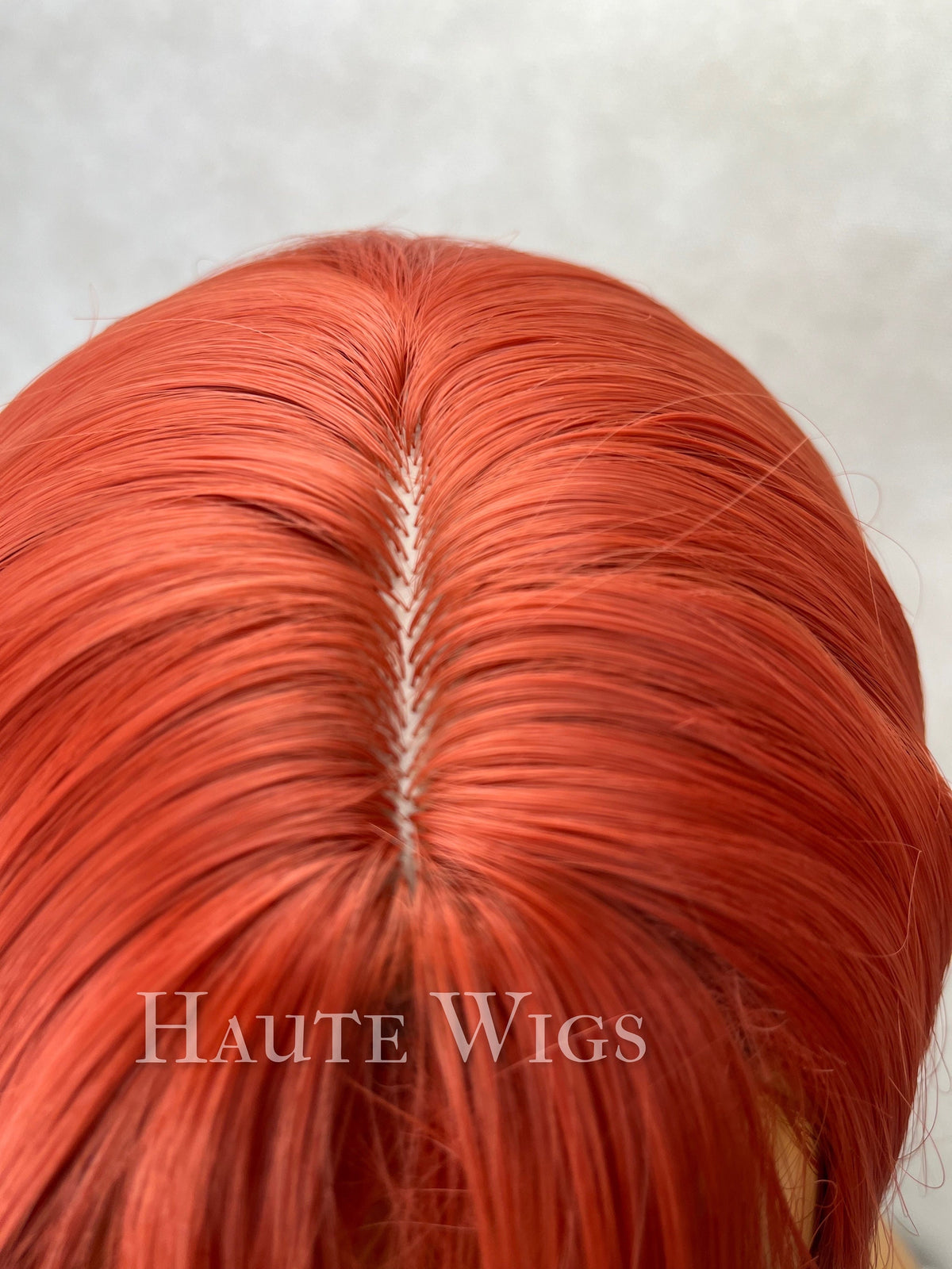 Burnt Orange Copper Wig with Bangs: Long Layered Silky Heat Resistant