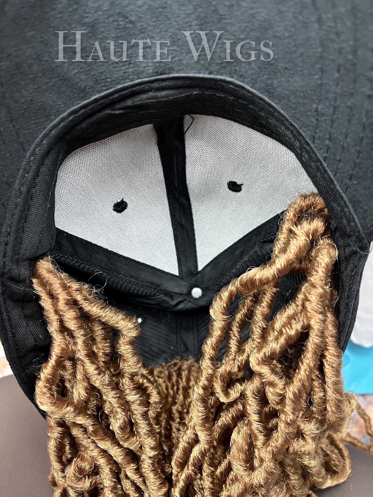 Golden Blonde Dreadlock Wig with Cap: 19 Inch Synthetic Dreads