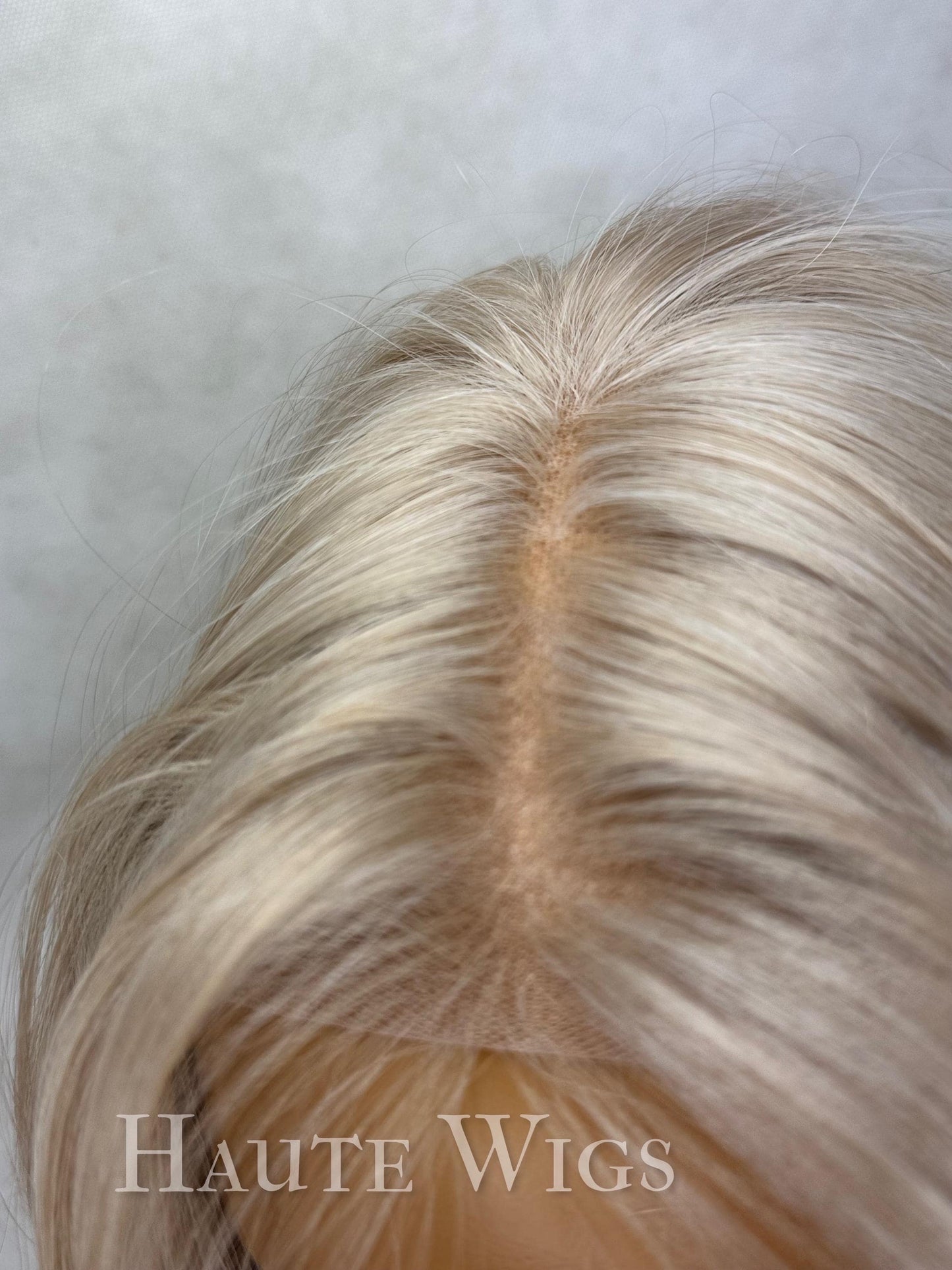 Ash Blonde Layered Lace Front Wig: 22" Heat Resistant Synthetic Hair