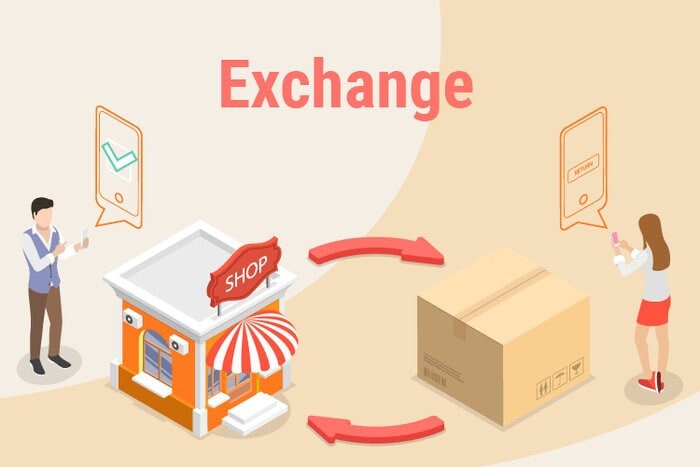 EXCHANGE Postage Payment