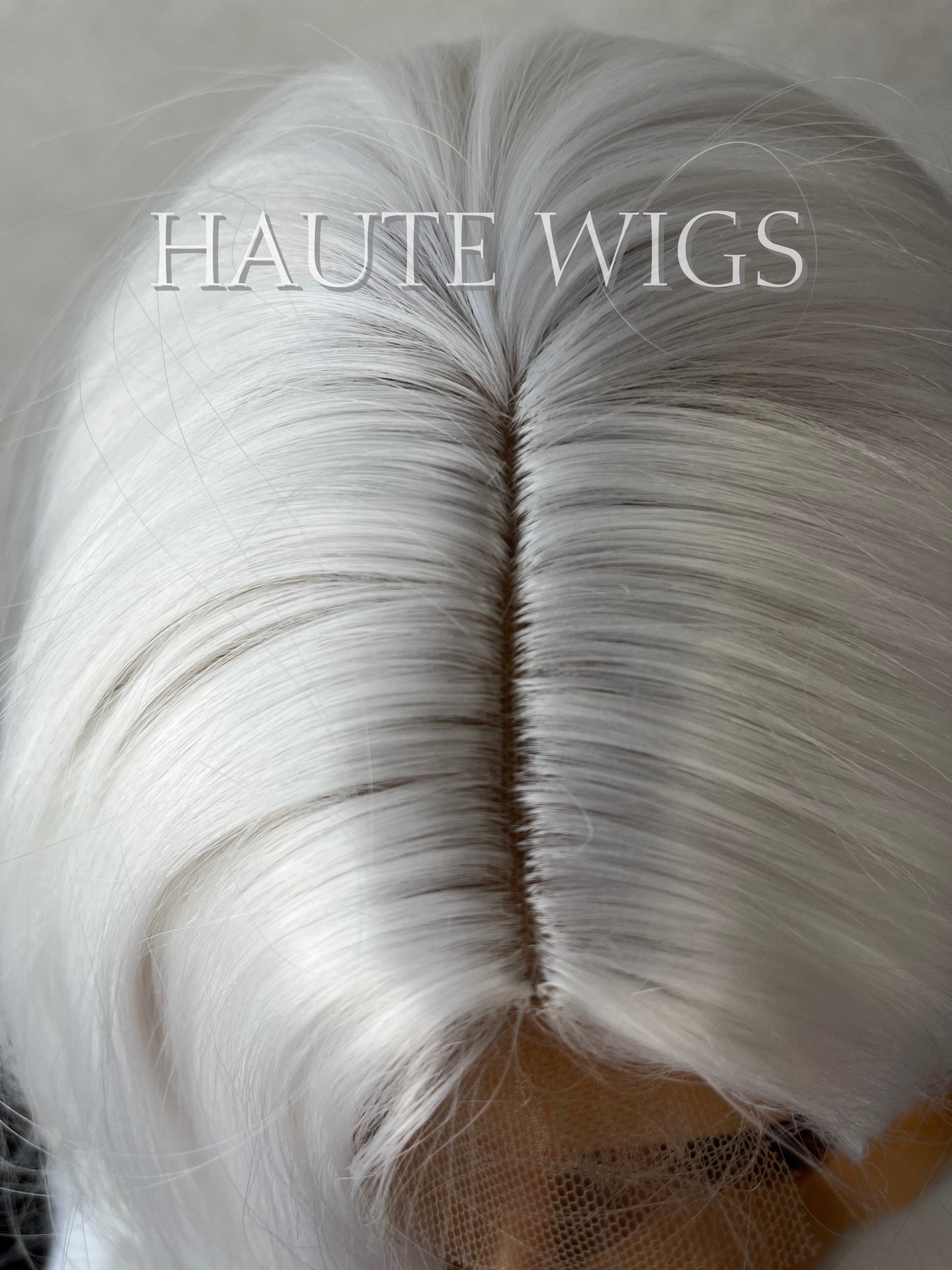 SNOW WHITE Light Platinum White Hair Blonde Womens Long Wig Lace Front Realistic Synthetic Wig Vegan Straight Ladies Wig Gift